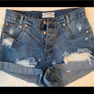 One Teaspoon denim shorts